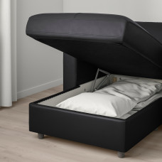 Доставка из Польши ⭐⭐⭐⭐⭐ VIMLE 3-os sofa rozkladana z szezlongiem, Grann/Bomstad czarny,ИКЕА-59477359, Евро Икеа Калининград