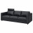 Доставка из Польши VIMLE sofa 3-osobowa, z zaglowkiem/Grann/Bomstad czarny ИКЕА-99306252, ЕВРОИКЕА Калининград