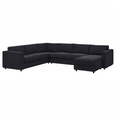 Доставка из Польши ⭐⭐⭐⭐⭐ VIMLE narozna sofa rozkl. 5o z szezl, Saxemara czarnoniebieski,ИКЕА-89537168, Евро Икеа Калининград