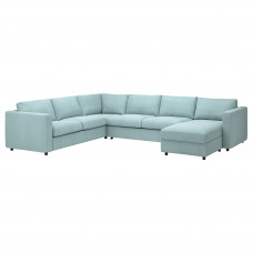 Доставка из Польши ⭐⭐⭐⭐⭐ VIMLE narozna sofa rozkl. 5o z szezl, Saxemara jasnoniebieski,ИКЕА-09537172, Евро Икеа Калининград