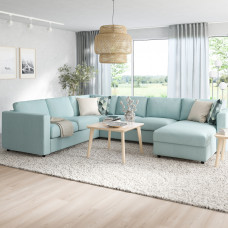 Доставка из Польши ⭐⭐⭐⭐⭐ VIMLE narozna sofa rozkl. 5o z szezl, Saxemara jasnoniebieski,ИКЕА-09537172, Евро Икеа Калининград
