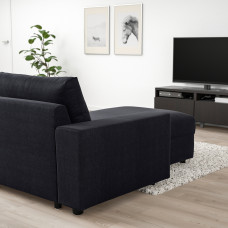 Доставка из Польши ⭐⭐⭐⭐⭐ VIMLE narozna sofa rozkl. 5o z szezl, z szerokimi podlokietnikami/Saxemara czarnoniebieski,ИКЕА-59537179, Евро Икеа Калининград