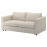 Доставка из Польши VIMLE sofa 2-osobowa rozkladana, Gunnared bezowy ИКЕА-89545229, ЕВРОИКЕА Калининград