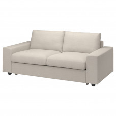 Доставка из Польши ⭐⭐⭐⭐⭐ VIMLE sofa 2-osobowa rozkladana, z szerokimi podlokietnikami/Gunnared bezowy,ИКЕА-19545204, Евро Икеа Калининград
