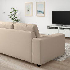 Доставка из Польши ⭐⭐⭐⭐⭐ VIMLE sofa 2-osobowa rozkladana, z szerokimi podlokietnikami/Hallarp bezowy,ИКЕА-59537042, Евро Икеа Калининград