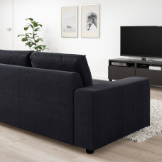 Доставка из Польши ⭐⭐⭐⭐⭐ VIMLE sofa 2-osobowa rozkladana, z szerokimi podlokietnikami/Saxemara czarnoniebieski,ИКЕА-59537198, Евро Икеа Калининград